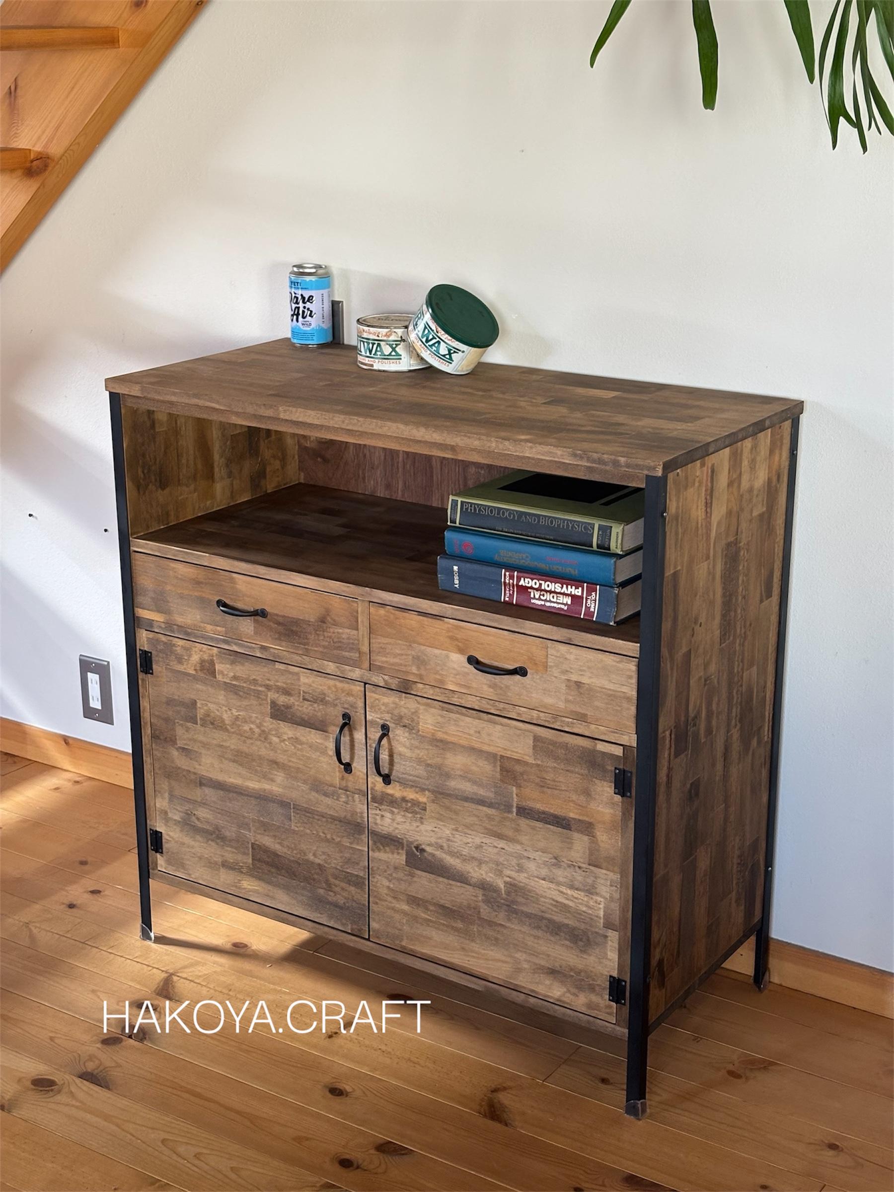 【新作】110.Iron Cabinet/チェスト/シェルフ/収納/キャビネット/本棚/食器棚/アイアン/鉄脚