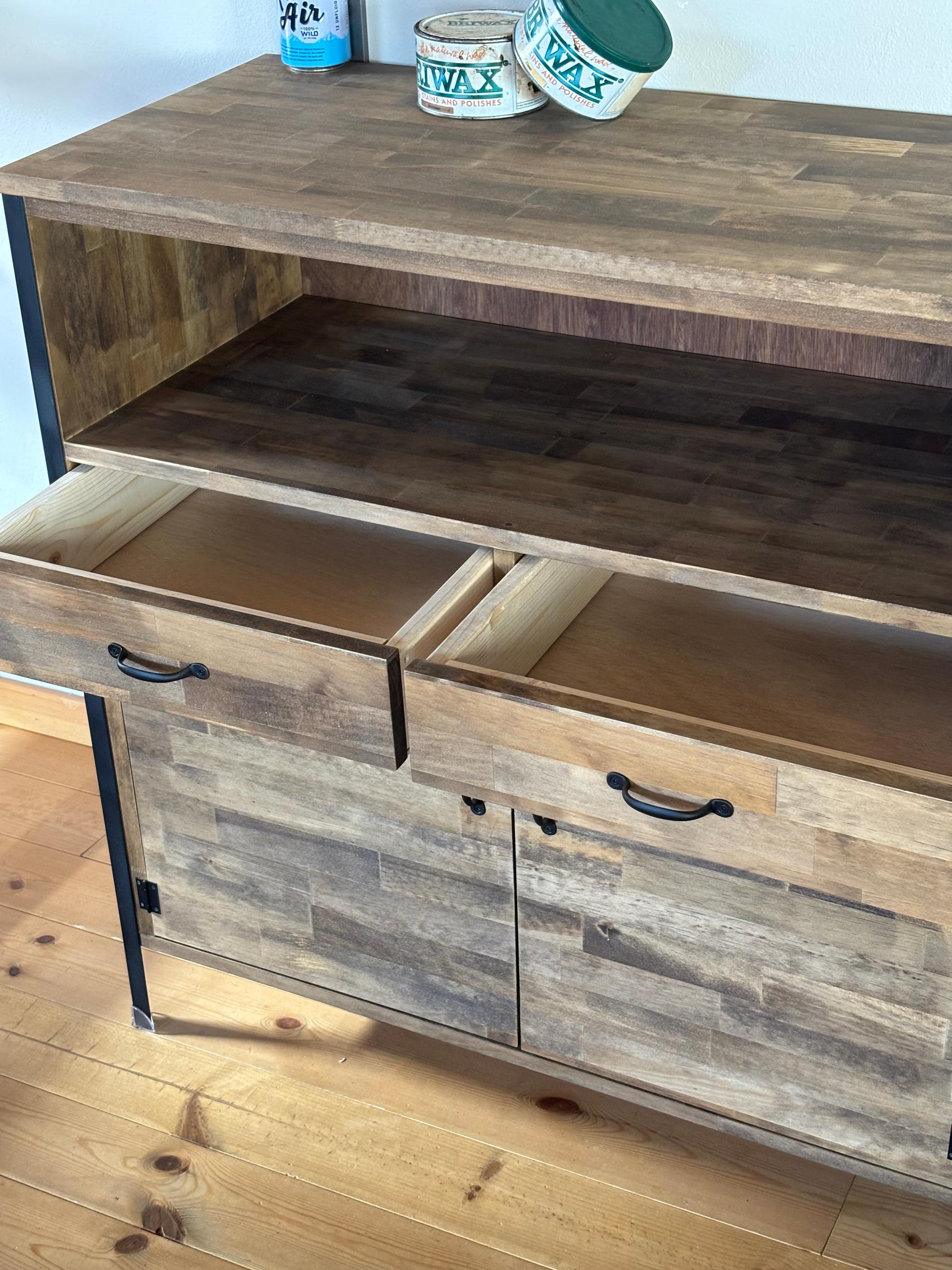 【新作】110.Iron Cabinet/チェスト/シェルフ/収納/キャビネット/本棚/食器棚/アイアン/鉄脚 | 4枚目