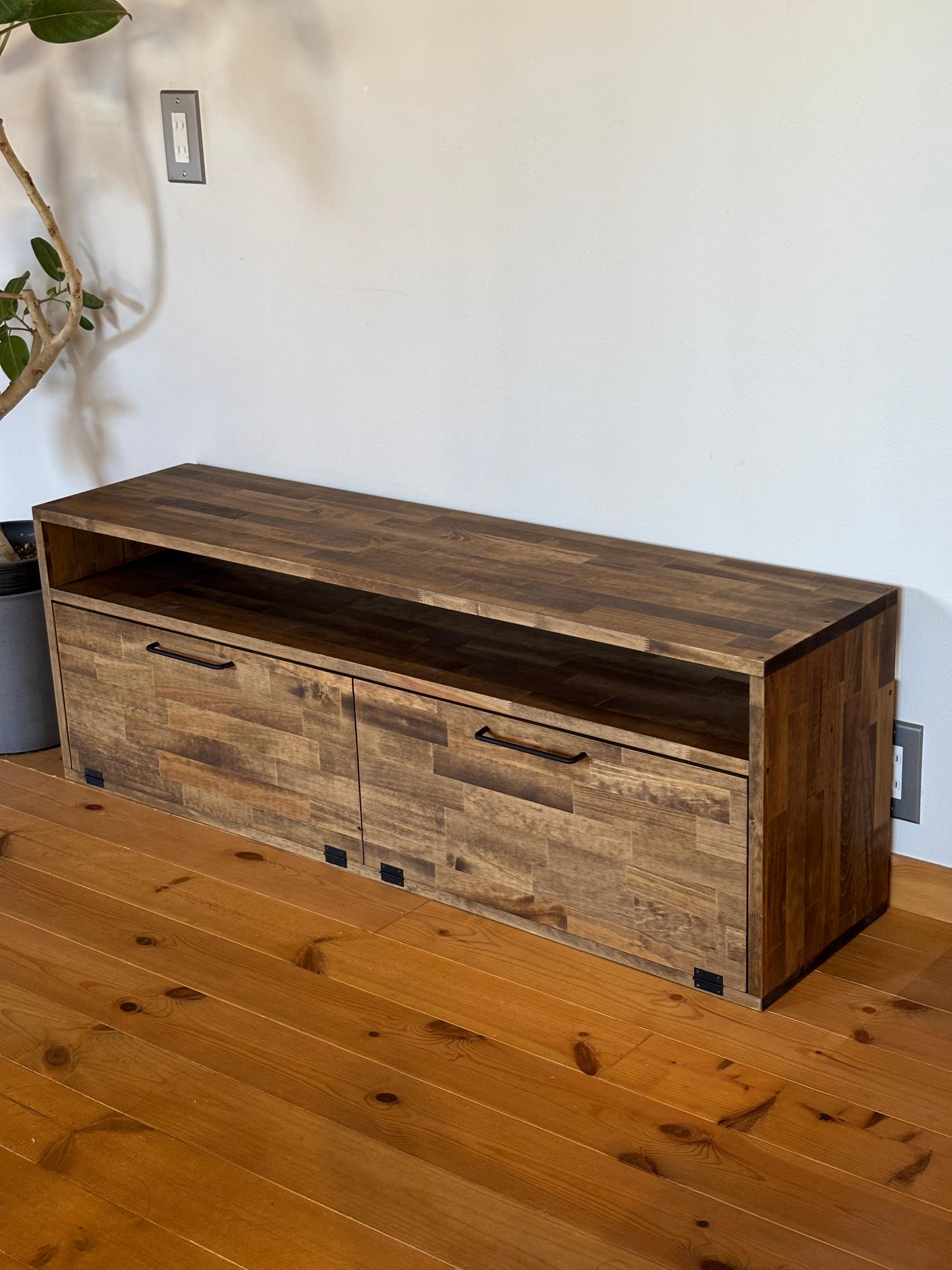 【新作】115.TV Board Twin Door テレビボード/ローボード/テレビ台/AVボード | 3枚目