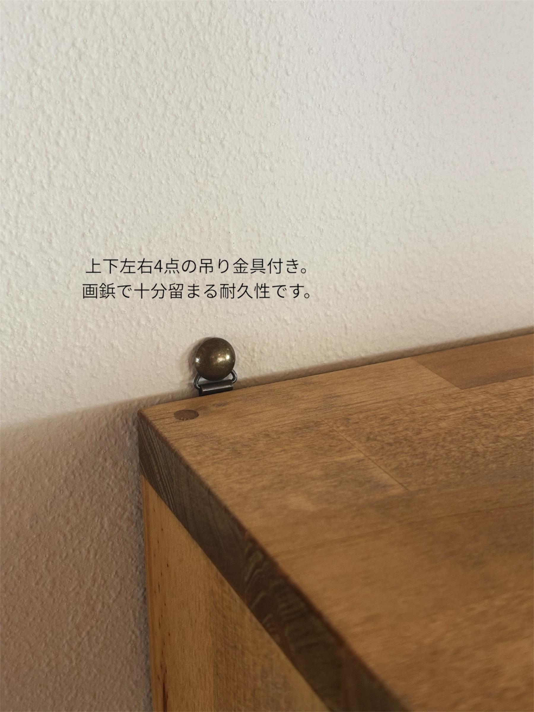 【新作】117.壁掛けゴミ箱　ダストボックス/壁掛け収納/画鋲取り付け/ウォールシェルフ/キャビネット/サニタリー | 3枚目