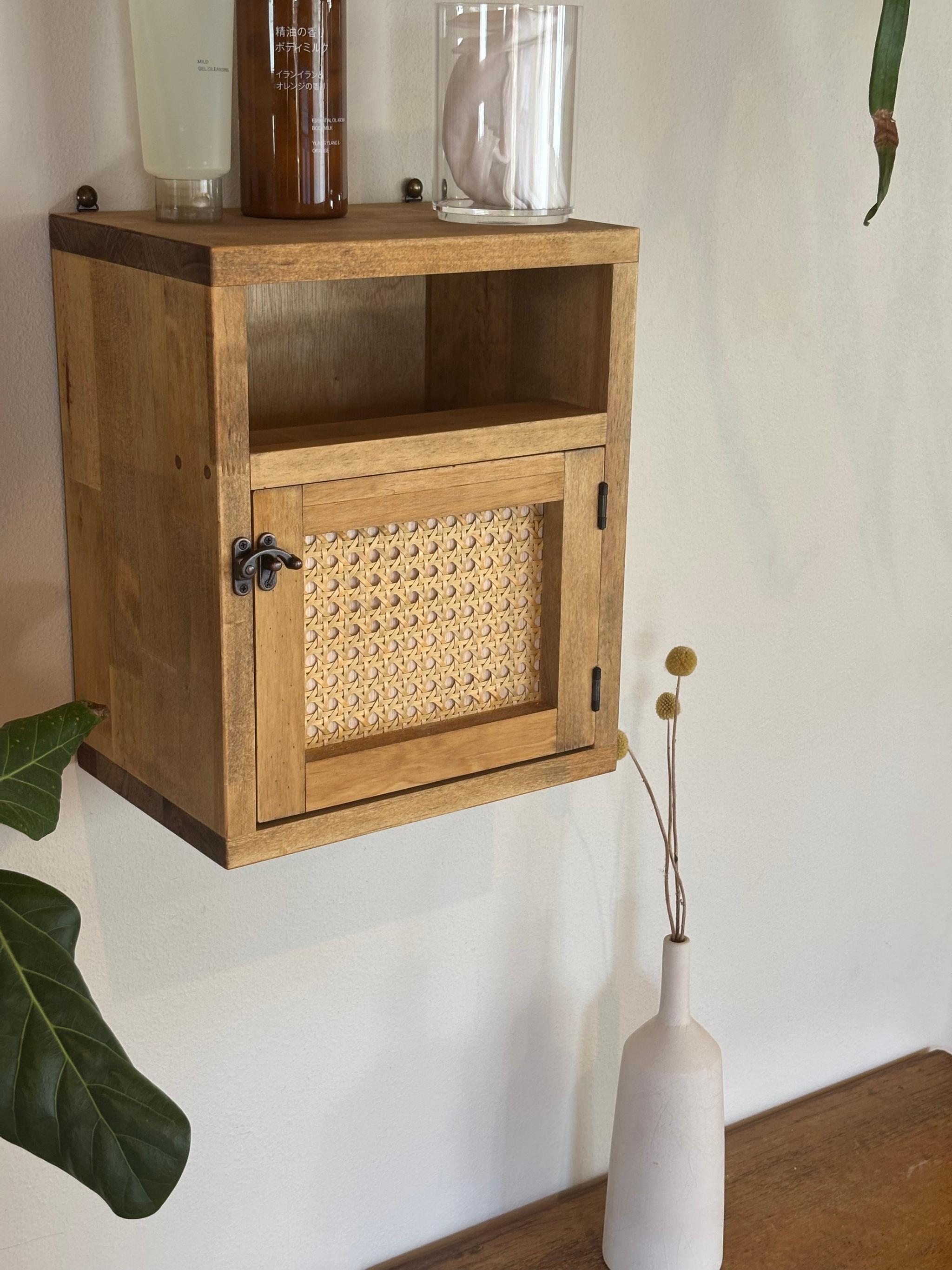 【新作】117.壁掛けゴミ箱　ダストボックス/壁掛け収納/画鋲取り付け/ウォールシェルフ/キャビネット/サニタリー | 4枚目