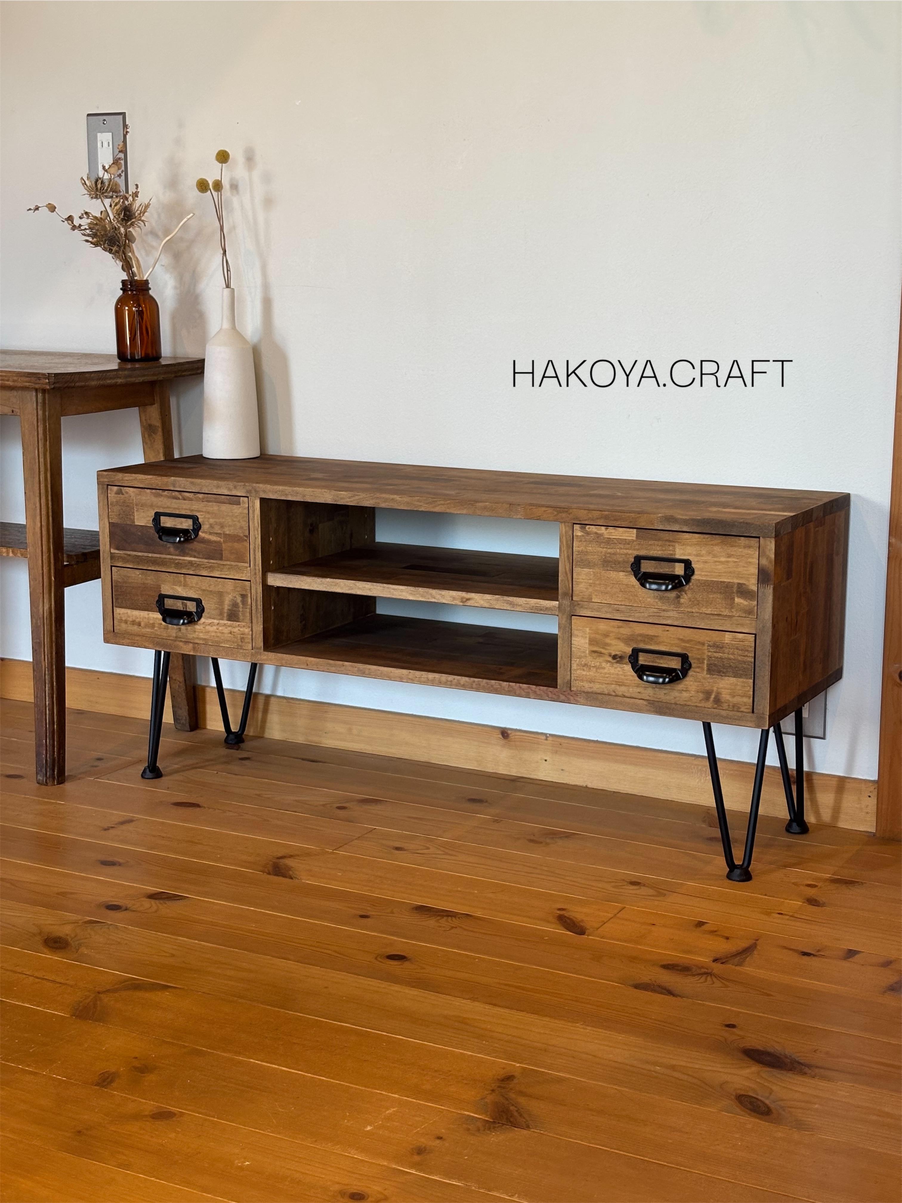 【数量限定/納期2週間以内】TV Board 4 drawer テレビボード　テレビ台　ローボード　キャビネット1枚目の画像