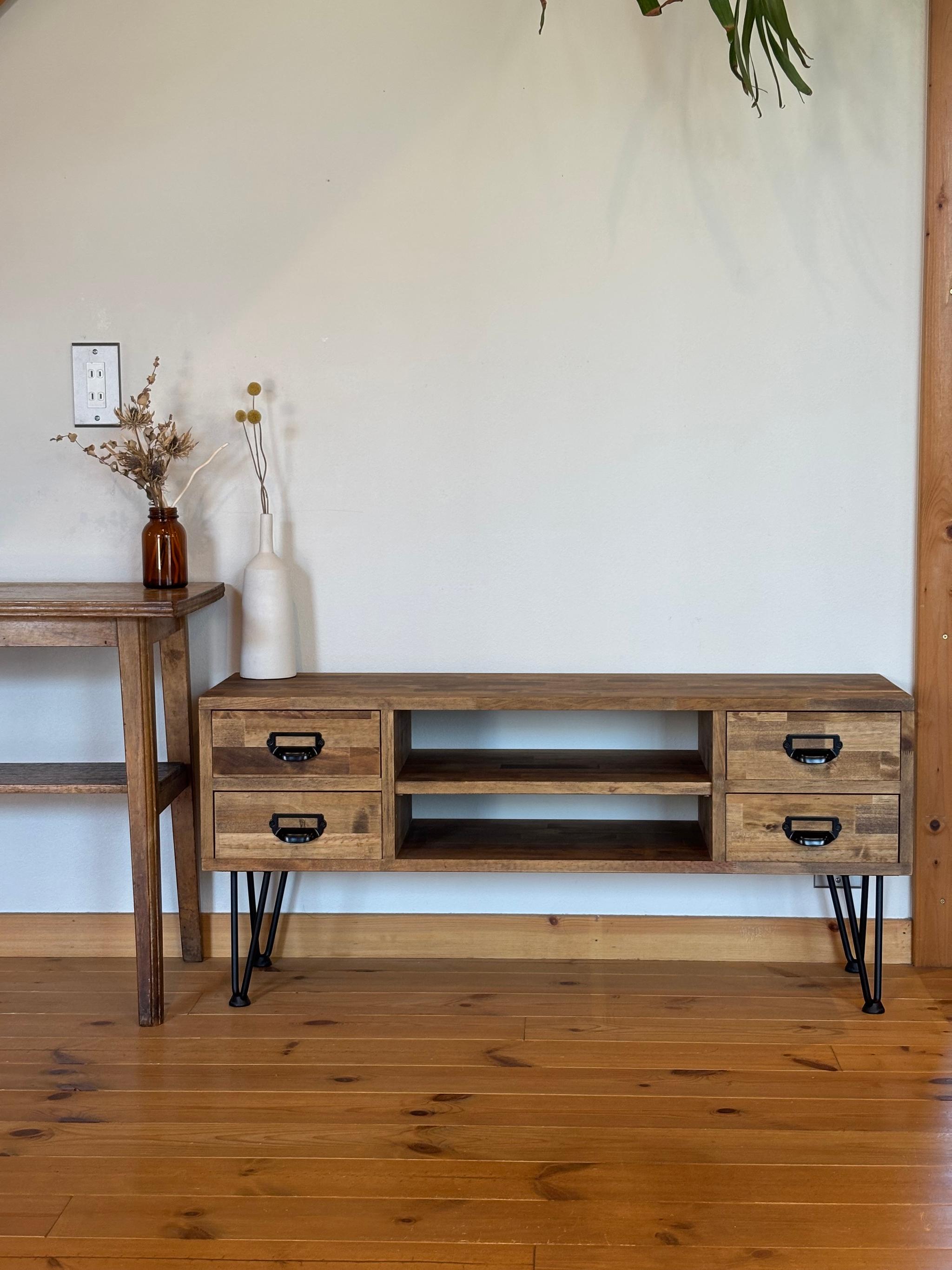 【数量限定/納期2週間以内】TV Board 4 drawer テレビボード　テレビ台　ローボード　キャビネット | 2枚目