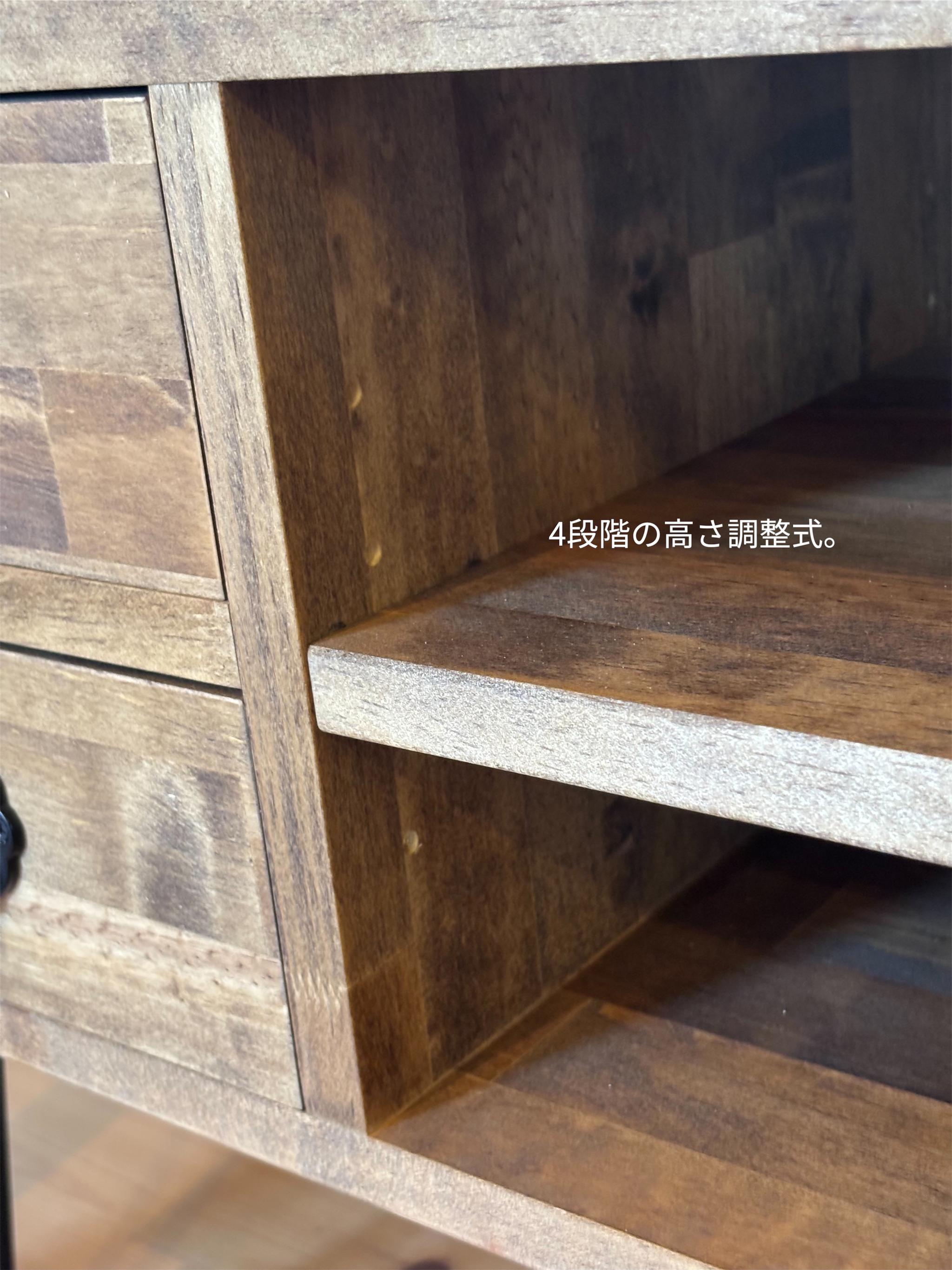 【数量限定/納期2週間以内】TV Board 4 drawer テレビボード　テレビ台　ローボード　キャビネット | 5枚目