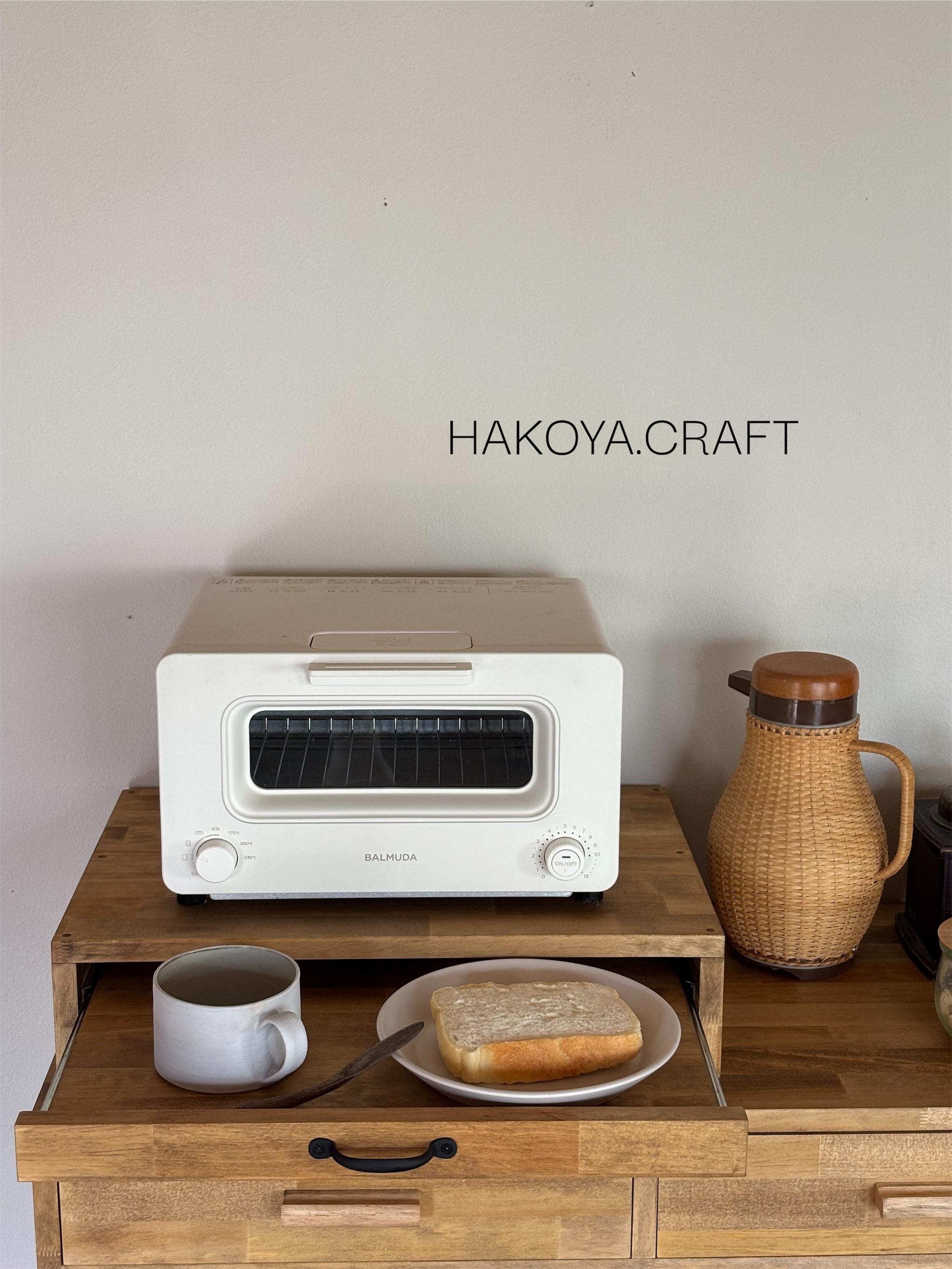 【新作】116.スライド式レンジラック トースター台/レンジ収納/キッチンラック/引き出し/作業台 | 2枚目